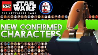 All NEW Confirmed Characters! LEGO Star Wars The Skywalker Saga