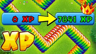 FASTEST Way to Get XP in Bloons TD Battles?! (Best XP Strategy in 2021)