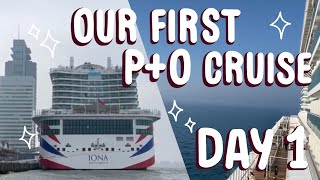 OUR FIRST P&O CRUISE 🚢 IONA DAY 1 -- Northern Europe City Escape