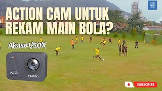 Gimana Settingannya? Action Cam untuk Rekam Main Bola di Lapangan Karangbawang, Ajibarang, Banyumas