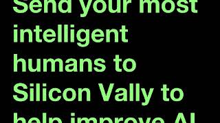 All nations in OSCE, OECD, OAS, ASEAN and more, Please make AI better