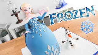 FROZEN ❄️ Pastel / Torta decorada de Elsa y Olaf ❄️ Tan Dulce