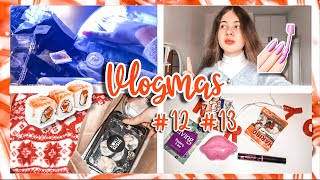 MOJE ULUBIONE SUSHI 🍱 PAZNOKCIE 💅🏻 TROCHĘ INNY VLOG | VLOGMAS 2020 #12 & #13