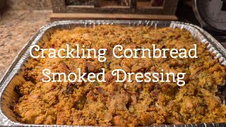 Crackling Cornbread Smoked Dressing