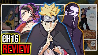 Team 7 VS Shinju! Eida Joins Boruto & Koji?! | Boruto Two Blue Vortex Chapter 16 Review & Analysis