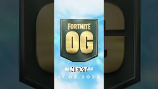 Fortnite OG is Coming Back in 2024! #fortnite