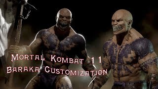 Mortal Kombat 11: Baraka Customization Options