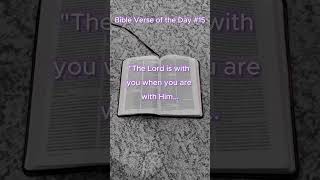 #shorts Bible Verse of the Day #15 2 Chronicles 15:2 #christian #bibleverse  #jesuschrist#biblestudy