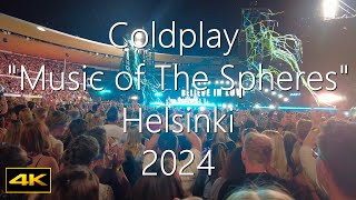 ⭐Coldplay Music of The Spheres Helsinki 2024 Finland World tour live concert 😍@lunitofinland