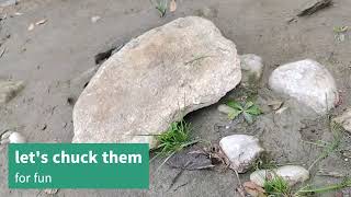 Splitting a giant rock