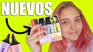 Pruebo los Stabilo BOSS nuevos colores pastel ! 🖊🖍  y os enseño COMO RECREARLOS | Mis Materiales