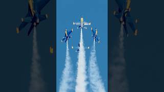 Blue Angels vertical break in Slow Motion! #shorts