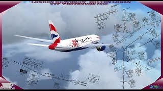 FSX | Heathrow (EGLL) ➔ Boston (KBOS) | PMDG 777 | Full Flight