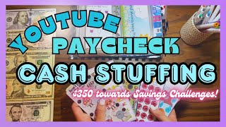 YouTube Paycheck Cash Stuffing!!! *working hard towards our goals*