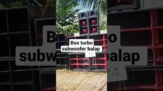 turbo subwoofer balap