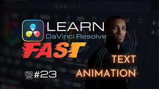 How To Create Title Animations | Text Animation  DaVinci Resolve - Full Course for Beginners