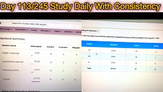 Day 113/245 Study Daily With Consistency ||Target Bank Exams 2024||