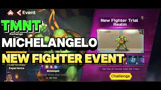 NEW FIGHTER TRIAL REALM MICHELANGELO TEENAGE MUTANT NINJA TURTLE SF: DUEL STREET FIGHTER GUIDE