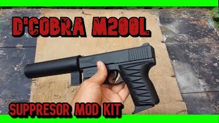 D'cobra M200L  suppresor mod kit review