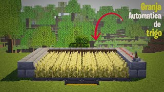 Granja Automática de Trigo Fácil -  Minecraft  -  1.17.1