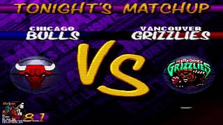 Chicago Bulls Vs Vancouver Grizzlies Super Nintendo Gameplay