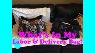 WHAT'S IN MY LABOR/DELIVERY HOSPITAL BAG!