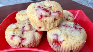 Strawberry Yogurt Muffins