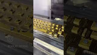 Brass switch plate Brass keyboard #computer #cnc #computer #computer #keyboard #art #gaming