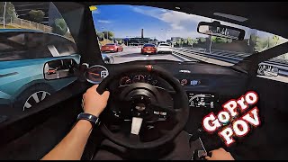 CUTTING UP IN TRAFFIC Assetto Corsa - Triple Screen Setup