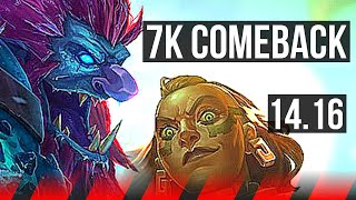 TRUNDLE vs ILLAOI (TOP) | 7k comeback | NA Diamond | 14.16