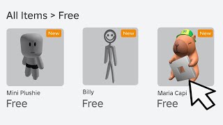 HURRY! GET FREE ROBLOX ITEMS IN THE MARKETPLACE NOW! 🥳😎