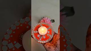 DIY idea for diwali Decoration part-5 tea light holder #wondersoutofwaste #tealightholder #diwali