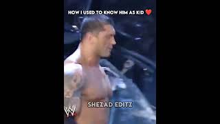 HOW TODAY'S KIDS KNOW HIM 💔 VS HOW I USED TO KNOW HIM ❤ | #Shorts #wwe #batista