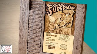 Making a Wood Nintendo NES Game!!