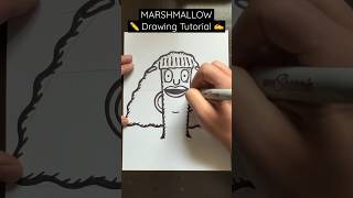 Everyone Can Draw! - MARSHMALLOW ✍️ Drawing Tutorial 😀✏️ #marshmallow #bobsburgers #rugormat