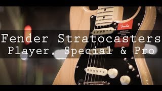 2018 Strats: Player, American Special and Professional Series