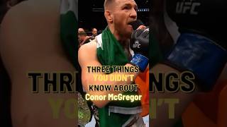 3 Secrets About Conor McGregor: Licensed Plummer?! #shorts