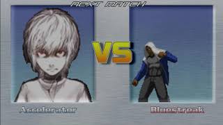 Accelerator vs Bluestreak. MUGEN