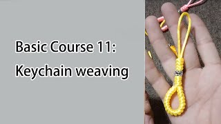 Basic Keychain Weaving Tutorial: Step-by-Step Guide for Beginners #keychainmaking #keychaincraft