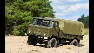 Cross RC GC4 - GAZ 66 (ГАЗ-66) - RC scale truck - summer sandy off-road part 2/2