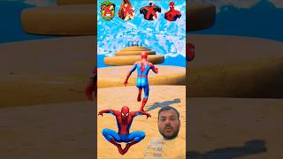 Which Superhero Lucky | who is winner😯_#shorts#ytshorts#spiderman#gta