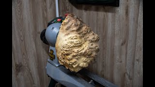 Woodturning - My first burl bowl