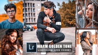 Lightroom Warm Golden Tone Editing Tutorial - Download Warm Golden Tone FREE Preset - TECH ART