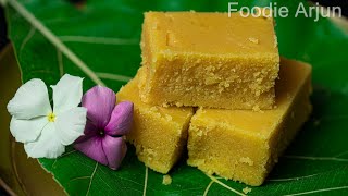 Perfect & Soft and 100% Melting Ghee Mysore Pak...!!!!!!!!!!  |||||  Ghee Mysore Pak Recipe