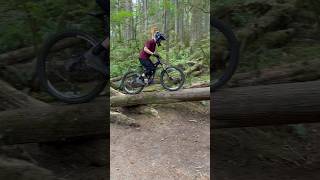 If a tree falls in a forest, you have to ride it #endurobike #bike #offroadbike