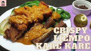 How to cook Crispy Liempo Kare kare Recipe