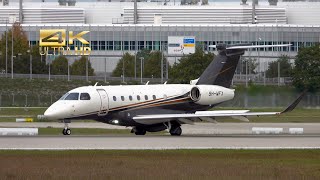 Embraer EMB-550 Praetor 600 from Flexjet 9H-MFX arrival at Munich Airport MUC EDDM