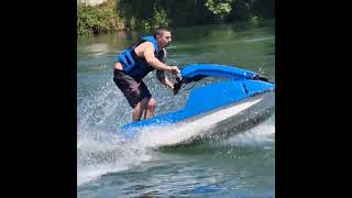 stand up js 550 #sacermento #river #jetski #summer #viral