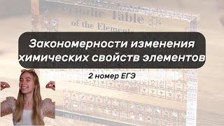 2 номер ЕГЭ по химии с нуля| Подарок в описании | Периодический закон| 3 номер ОГЭ по химии