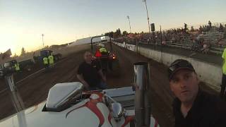 Sublimity Harvest Festival truck pull action 2014.